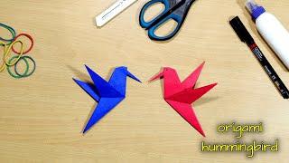 origami hummingbird | paper hummingbird | origami hummingbird easy