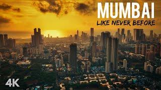 Mumbai Skyline 4K Drone View | See Mumbai Like Never Before