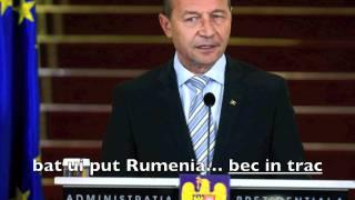 Traian Basescu ciuruieste si limba engleza!