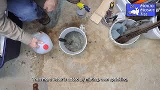 How To Mix Mortar Or Grout With Minimal Dust