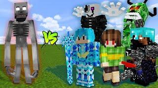 SCP-096 vs. GASTER, HEROBRINE, ORIGIN KING, ULTRA CREEPER TITAN and CHARA! || MCPE