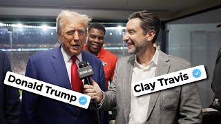 Clay Travis Interviews Donald Trump At Georgia Vs Alabama 