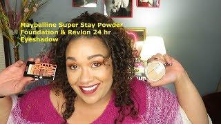 Revlon Maverick Rebel Palette & Maybelline Superstay Foundation....?|1 brand tutorial|Tasha St James