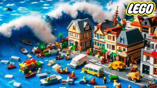 Coloquei um TSUNAMI no MAPA CIDADE do JOGO LEGO !