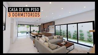 LA MEJOR CASA DE UNA PLANTA  -  3 DORMITORIOS Y ALBERCA