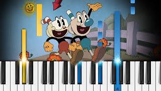 The Cuphead Show - Theme Song - Piano Tutorial / Piano Cover