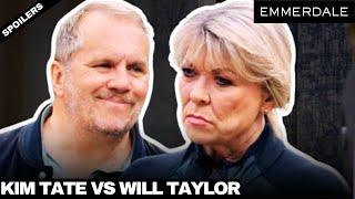 "Emmerdale Spoilers: Kim Tate vs Will Taylor – Epic Showdown & Twisted Revenge Unfolds!"