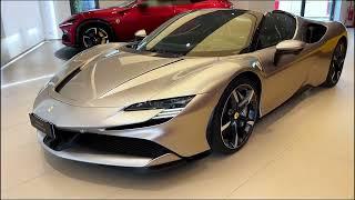 【【4K|Display】Ferrari SF90 Spider | Silver | Ferrari Auto Avenue】