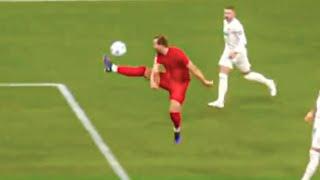 Harry Kane recreated the Bundesliga logo goal for Bayern against Augsburg