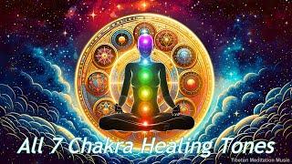 All 7 Chakras Healing Music, Full Body Aura Cleansing, Balancing and Healing Chakras | 528 Hz