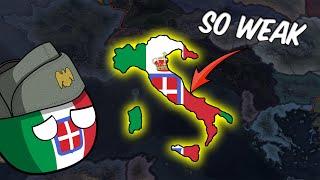 Making Italy not suck in Black Ice (Impossible)