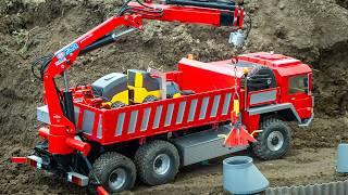 MIND-BLOWING RC Earthmoving Equipment and RC Trucks in Action!