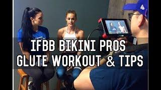 TRAIN GLUTES WITH IFBB BIKINI PROS | Q&A. FT. Tawna Eubanks