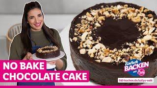 Schokoladenkuchen ohne Backen | No Bake Chocolate Cake