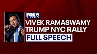 Vivek Ramaswamy at Trump MSG rally | FOX 5 News