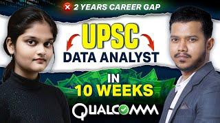 UPSC Failure to Data Analyst at Qualcomm | 2 Years CAREER GAP | Complete Roadmap