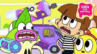 NEW ⭐ Sonya from Toastville - SUPER SPRAY ⭐ Episode 11  Cartoon for kids Kedoo Toons TV