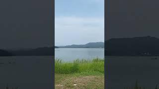 명상공원에서 바라본 대청호