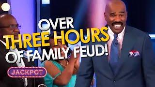 Over 3 HOURS Of The Best Family Feud Moments With STEVE HARVEY!