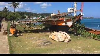 Canoe and her crew blessed as they prepare to sail from Hagatna