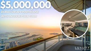 Inside a $5,000,000 Luxury Dubai Marina Penthouse with Private Pool & 270° Views