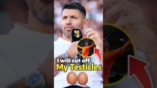 Aguero's Bold Bet: Testicles on the Line #football #shorts