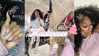 WINTER MAINTENANCE VLOG| flipover, nail day, new piercing??, shopping +more|VLOGMAS DAY 3 ft ULAHAIR