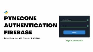 Reflex Firebase Authentication with Python