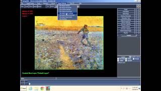 2D to 3D image conversion of a Van Gogh painting