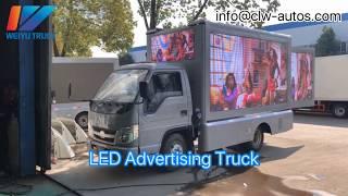 Forland Three Side Colorful Screen LED Advertising Advertisement Billboard Truck for Africa