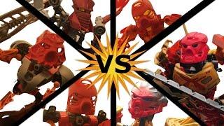 LEGO BIONICLE-Tahu VS Tahu VS Tahu VS Tahu VS TAHU VS TAAAHUUU | Stop Motion Fight