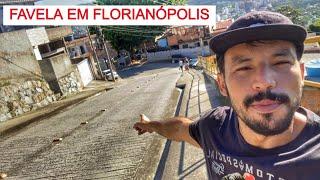 O LADO POBRE DE FLORIANÓPOLIS | FUI SOZINHO EM UMA FAVELA EM FLORIPA