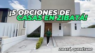 ¡5 OPCIONES de CASAS IDEALES para ti! | Zibatá, Querétaro