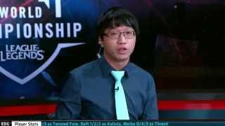 Interview with Winner + Analyst desk of SK Telecom T1 vs Edward Gaming | W2D2 Groups S5 LoL Worlds