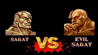 Mugen - 25th Anniversary - Sagat vs. EVIL Sagat - An exciting match