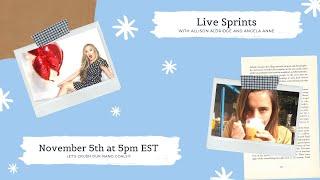 NaNo Live Sprints with Allison Aldridge