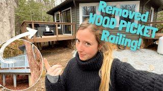 Muzata Cable Railing DIY Install! MAJOR Deck Update 