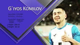 The best left-foot central defender Giyos Komilov