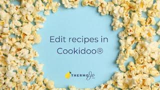 Edit Thermomix® Recipes in Cookidoo®