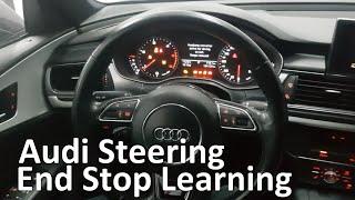 Audi A6, A7 Steering End Stop Learning