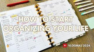 How To Organize Your Life: Life Categories #vlogmas2024