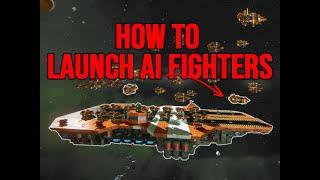 Launch AI Fighters Carriers Now Viable - HOW TO - Space Engineers