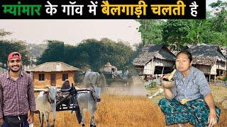 Myanmar  के गांव में गरीबी से बुरा हाल | Village life in Myanmar