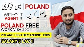 FREE  Poland Work Permit 2024 | Poland High Demanding Jobs 2024 - Poland Work Visa for Pakistani's