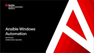 Ansible Windows Automation