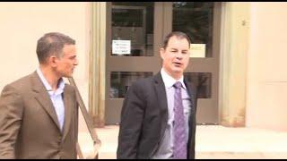 Video: Fotis Dulos walks out of civil court on Friday