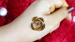 How to Short Arabic henna flower || beginners henna Tutorial||Different Henna Vines|Mehndi tutorial