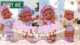 Cutesy Baby Berry Avenue Outfit Codes   | bunniory ౨ৎ