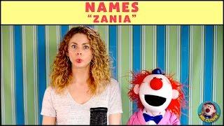 Learning Names with Mr. Clown: "Zania"