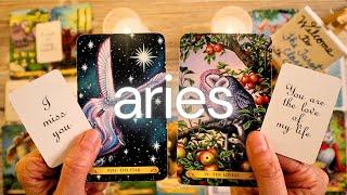 ARIES LOVE TAROT- JUST WHEN YOU HAD GIVEN UP, THEY APPEAR!! ️